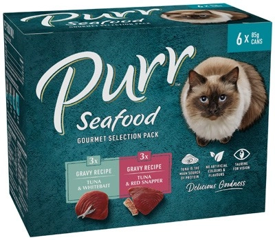 Purr Cat Food 6x85g