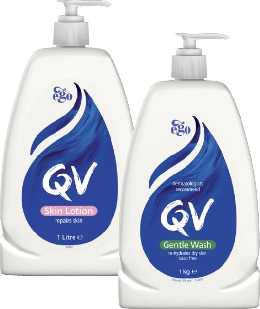 QV Gentle Wash 1kg or Moisturising Lotion 1 Litre