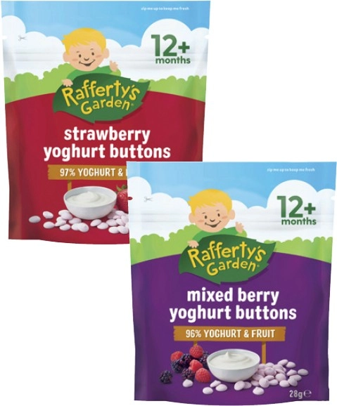 Rafferty's Garden Yoghurt Buttons 12+ Months 28g