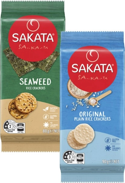 Sakata Rice Crackers 80g-90g