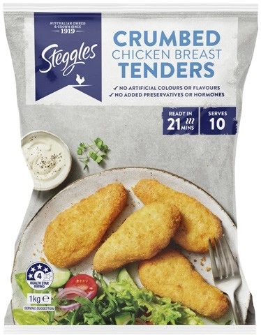 Steggles Chicken Breast Tenders 1kg