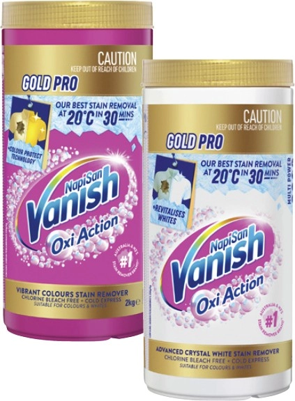 Vanish Napisan Oxi Action Gold Pro Stain Remover 2kg