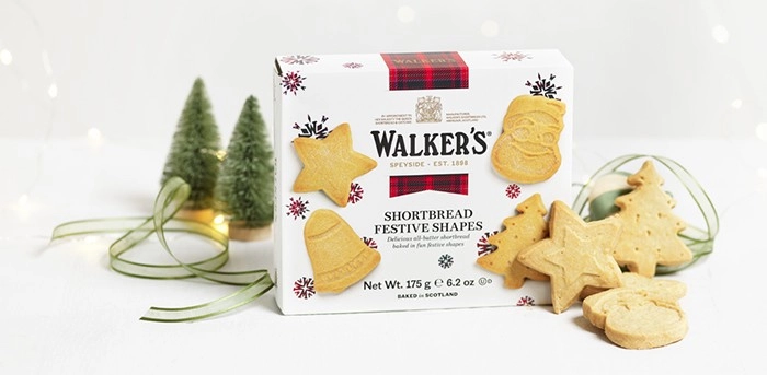 Walkers Shortbread Festive Shapes 175g