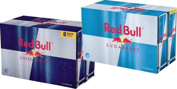 Red Bull Energy Drink 8x250mL Selected Varieties