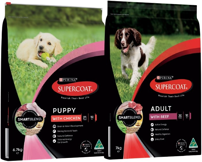 Supercoat Smart Blend Dry Dog Food 6.7-7kg Selected Varieties