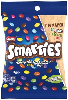 Allen’s Chocolate or Nestlé Smarties Share Pack 160g Selected Varieties