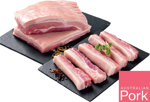 Australian Pork Belly Rashers or Portions