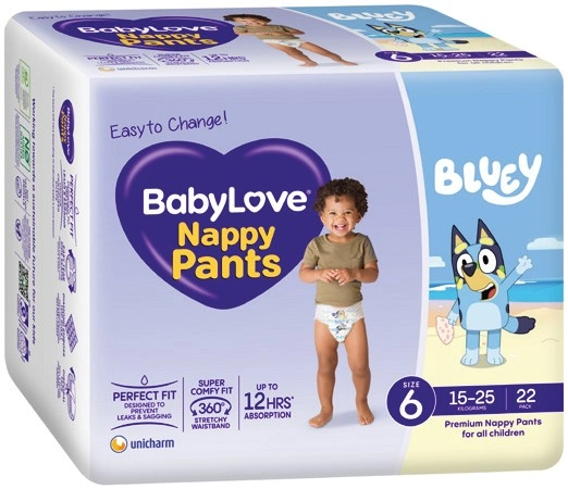 BabyLove Nappy Pants 22-34 Pack Selected Varieties