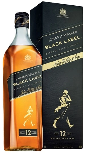 Johnnie Walker Black Label Scotch 700mL