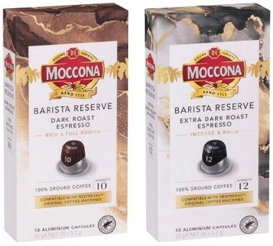 Moccona Barista Reserve Coffee Capsules 10 Pack Selected Varieties