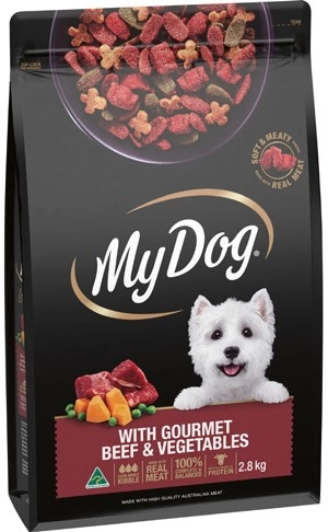 NEW My Dog Semi Moist Kibble Dog Food 2.8kg Selected Varieties