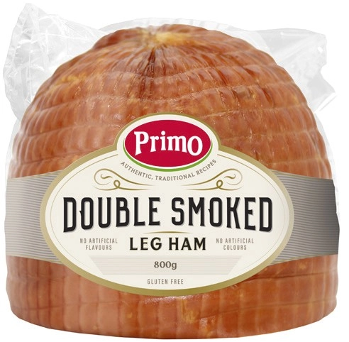 Primo Double Smoked Leg Ham Portion 800g