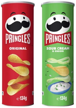 Pringles Chips 118‑134g Selected Varieties