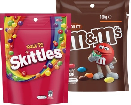 Skittles 120-200g, M&M’s 120-180g, Maltesers 120-140g or Pods 160g Share Pack Selected Varieties