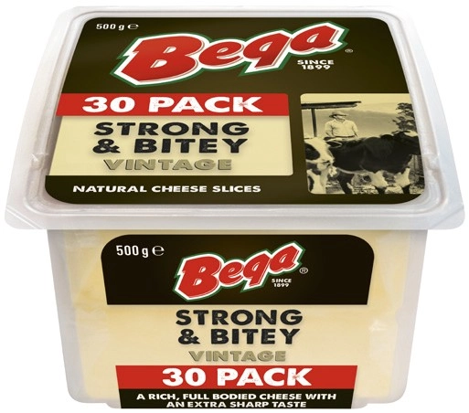 Bega Cheese Slices 30 Pack Selected Varieties