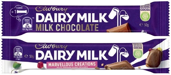 Cadbury Medium Bar 30-50g, Roll 40-55g, Fry’s Turkish Delight 50g or Toblerone 50g Selected Varieties