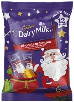 Cadbury Santa, Magical Elves 12 Pack or Marshmallow 5 Pack Share Bag Selected Varieties*