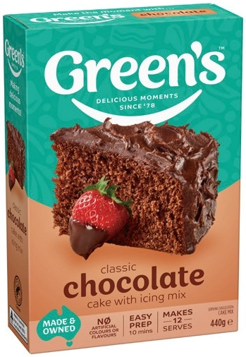 Green’s Baking Mix 380‑470g Selected Varieties