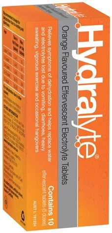 Hydralyte Effervescent Electrolyte Tablets 10 Pack  Selected Varieties*