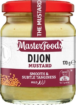 MasterFoods Mustard 170‑175g or Horseradish Cream 175g Selected Varieties