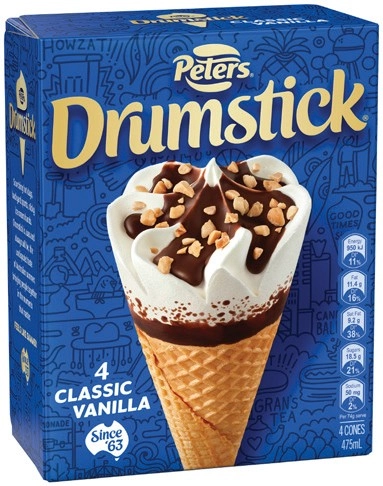 Peters Drumstick 4 Pack or Minis 6 Pack Selected Varieties