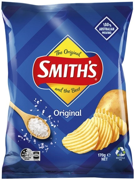 Smith’s Crinkle Cut 150‑170g or Double Crunch 150g Chips Selected Varieties