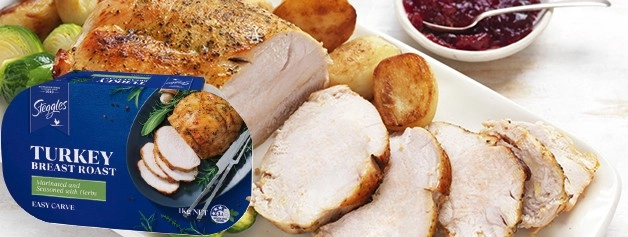 Steggles Frozen Turkey Breast Roast 1kg*