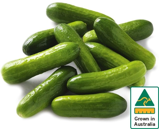 Australian Qukes Baby Cucumbers 200g Pack