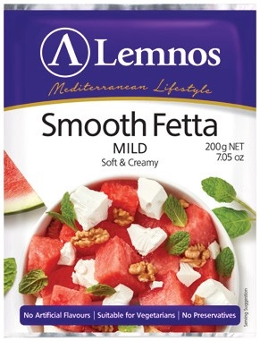 Lemnos Smooth Fetta 200g Selected Varieties