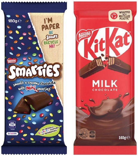 Nestlé Chocolate Block 118-180g Selected Varieties