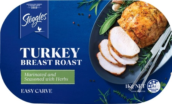 Steggles Frozen Turkey Breast Roast 1kg*