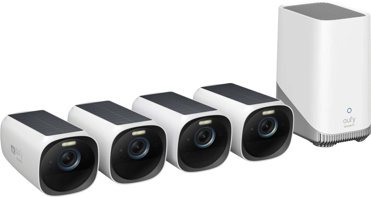 eufy Security Eufycam 3  (4 Pack) & Homebase 3