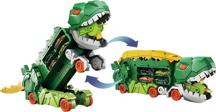 Car Creatures Green Dino Hauler