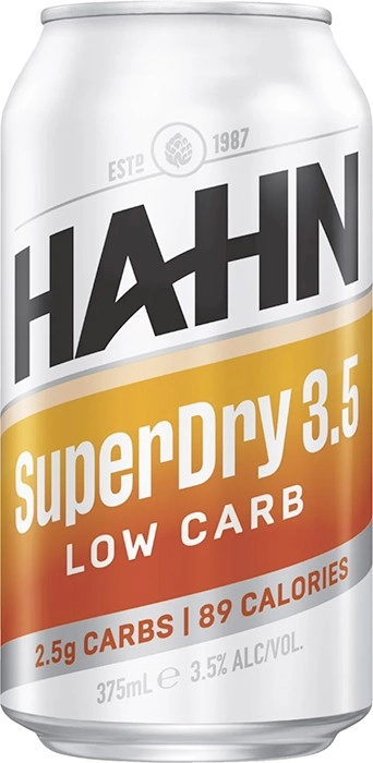 Hahn SuperDry 3.5% 30 Can Block