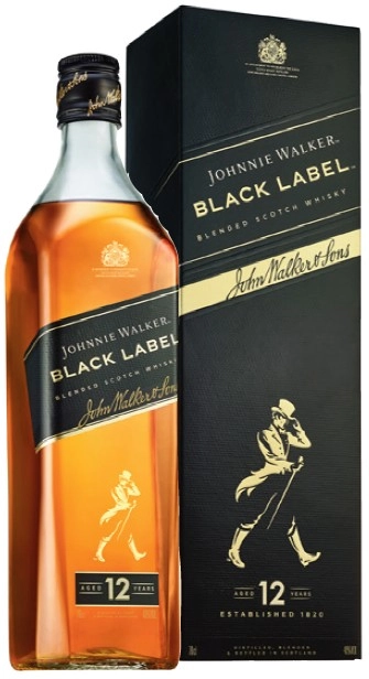 Johnnie Walker Black Label Scotch 700mL