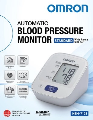 Omron HEM-7121 Automatic Blood Pressure Monitor