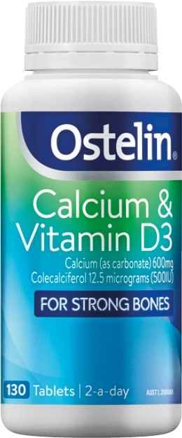 Ostelin Calcium & Vitamin D3 130 Tablets