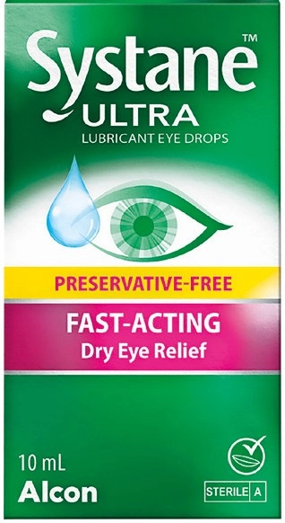 Systane Ultra Preservative-Free Lubricant Eye Drops 10mL