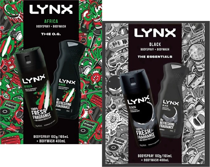 Lynx Africa The O.G. or Black The Essentials 2 Piece Gift Set