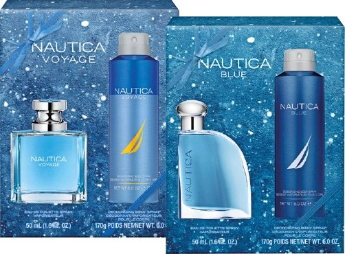 Nautica Voyage or Blue EDT 50mL 2 Piece Set