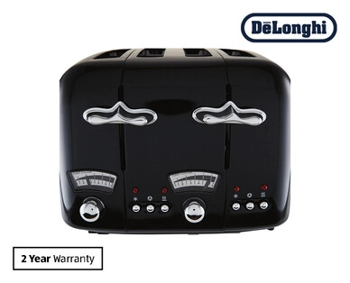 De’Longhi 4-Slice Argento Toaster