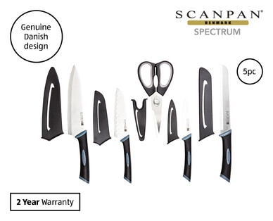 Scanpan Spectrum 5pc Soft Touch Knife Set