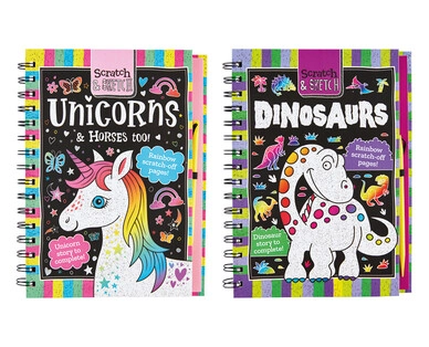 Scratch and Sketch Books