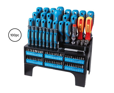 Screwdriver and Bit Set 100pc