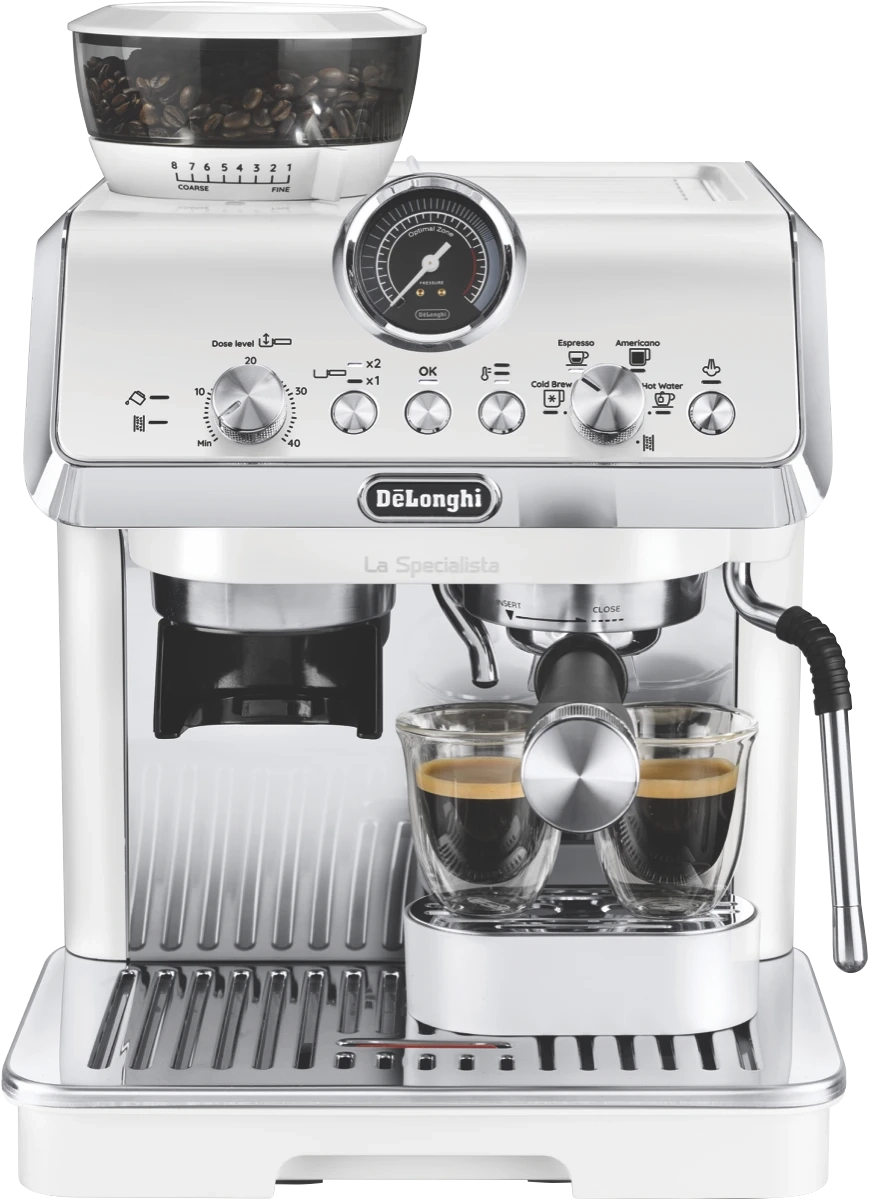 DeLonghi La Specialista Arte Evo Manual Coffee Machine White