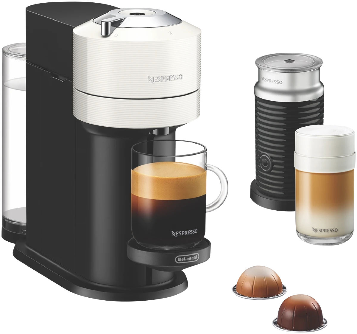 Nespresso Vertuo Next Bundle - White