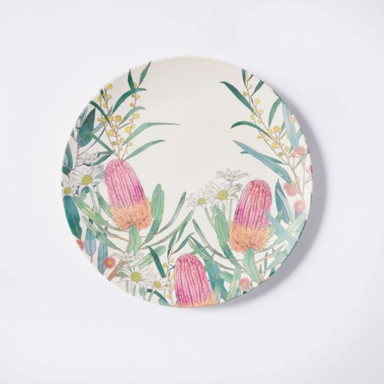 Frankie & Me Australiana 28 cm Bamboo Plate 2 Pack