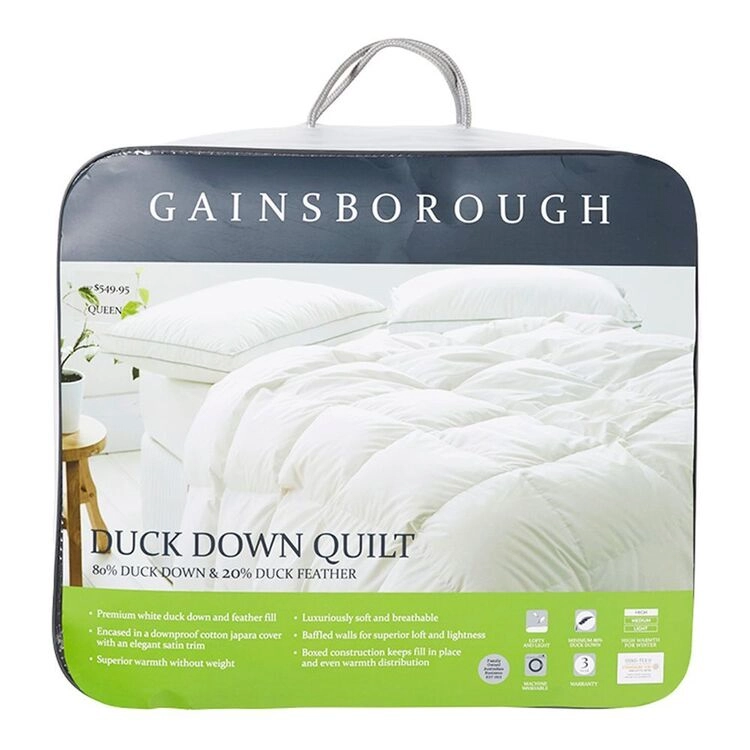 Gainsborough 80/20 Duck Down & Feather Quilt Queen