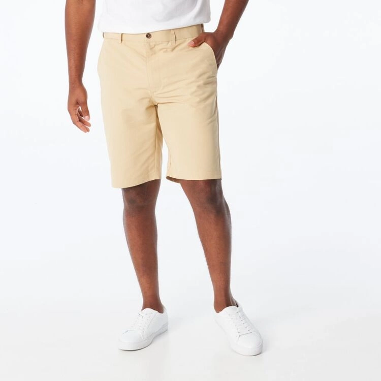 JC Lanyon Men's Benowa Comfort Chino Shorts Taupe