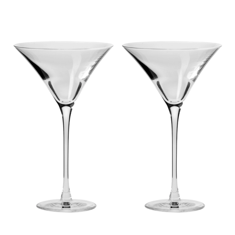 Krosno Duet 170ml 2-Piece Martini Glass Set